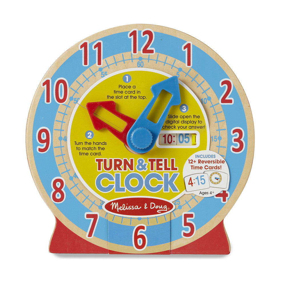 Melissa and Doug: Turn and Tell Clock - Melissa and Doug - Little Funky Monkey - 3