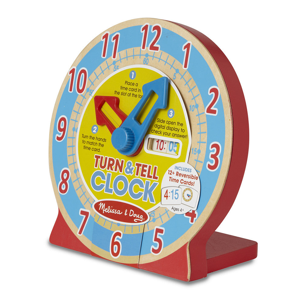 Melissa and Doug: Turn and Tell Clock - Melissa and Doug - Little Funky Monkey - 2