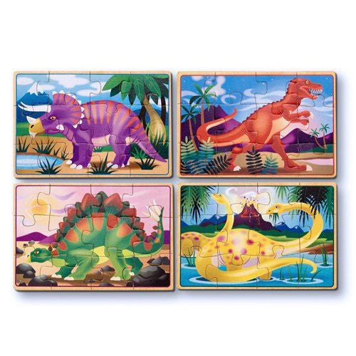Melissa and Doug: Dinosaurs Puzzles in a Box - Melissa and Doug - Little Funky Monkey