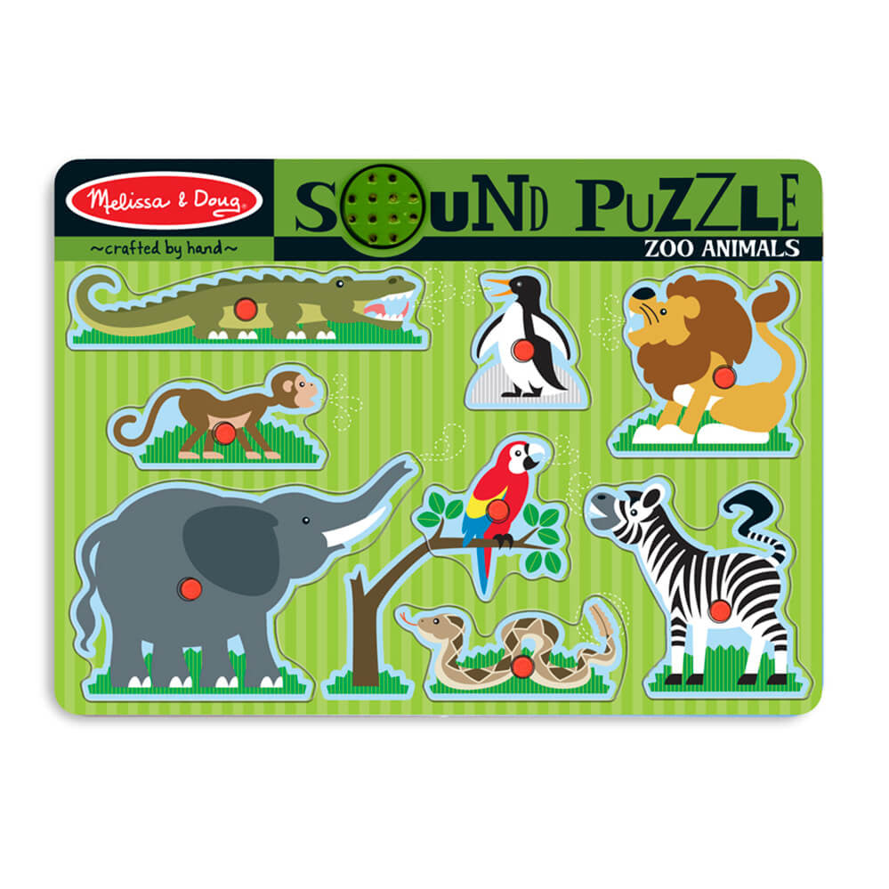 Melissa and Doug: Zoo Animals Sound Puzzle - Melissa and Doug - Little Funky Monkey - 1